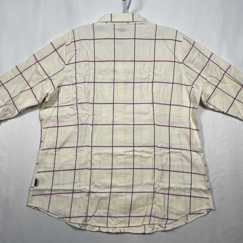Patagonia Organic Cotton Fjord Flannel Shirt Woodland Natural XXL NWT MSRP $99 - Picture 7 of 11